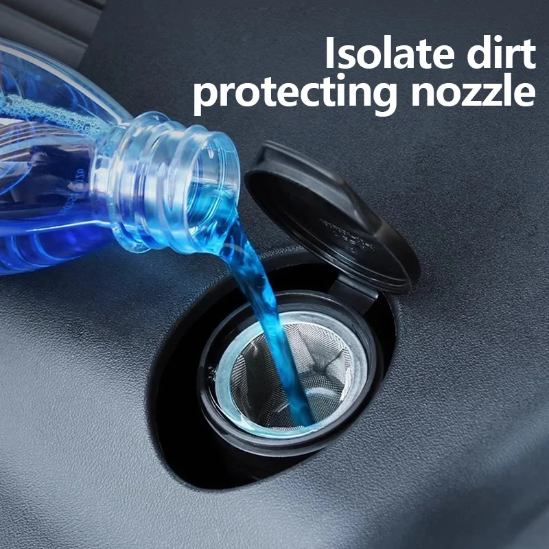 Car Wiper Water Filter Screen For Tesla Model Y/3 Windshield Washer Fluid Funnel Vehicle Modification Accessories