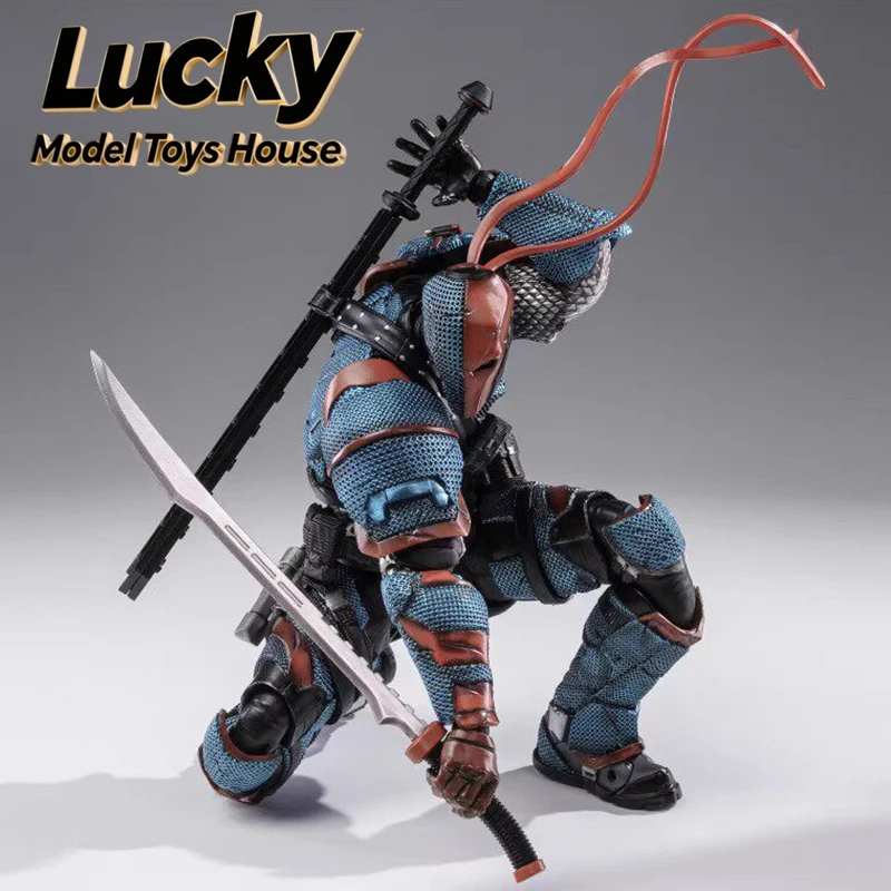 

U.P.FINEGURESLPZZ DC002 1/12 Akham Knight Mask Design Action Figure Articulated Joint Body Design 6" Comic Hero Soldier Mode