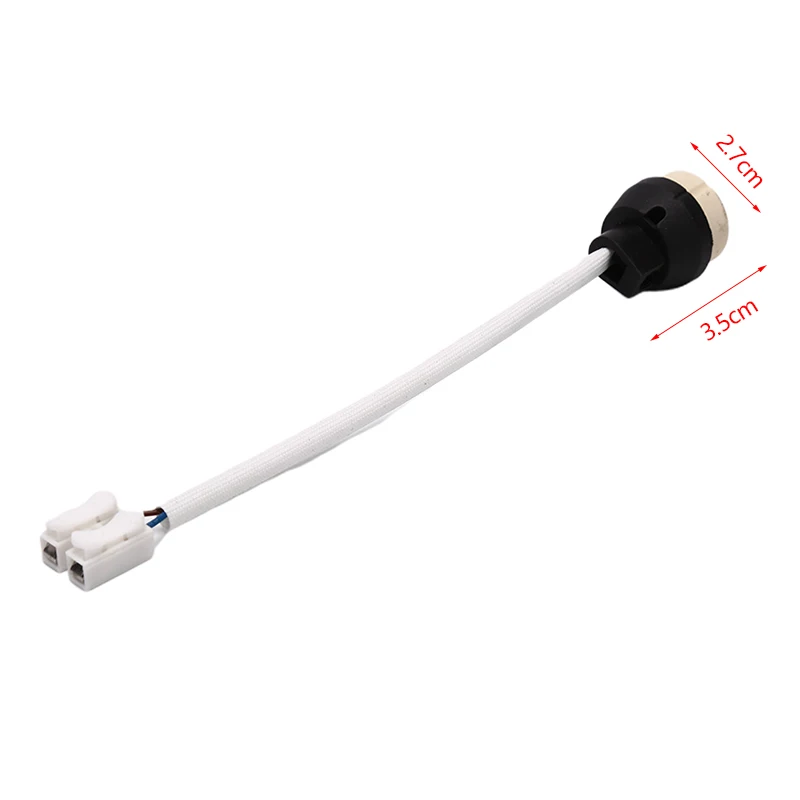 220V 5A Socket Lamp Base Holder GU10 Bulb Light Adapter Connector Converter Ceramic Wire For LED Bulb Halogen Light Lamp Base