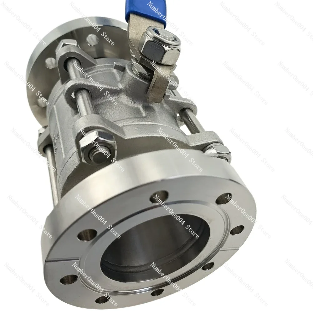 Applicable To ISO High Vacuum Ball Valve KF Manual Quick Loading 304 Stainless Steel Flange Ball Valve Valve Fittings