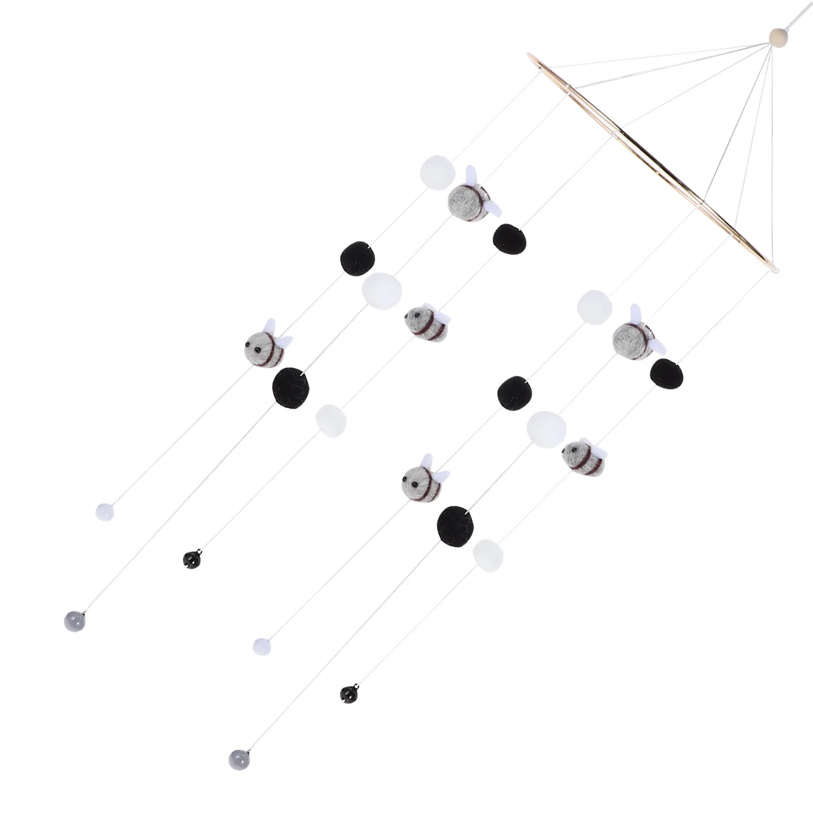

Bee Wind Chime Pendant Nursery Decoration Infant Toy Hanging Ornament Baby Crib Mobile
