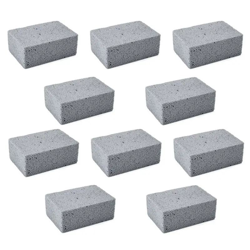 【ELEVATE LIFE】10-Pack Grill Cleaning Bricks, Kitchen Stove Brush Degreasing Rust Kitchen Picnic Cleaning Tools ABDD
