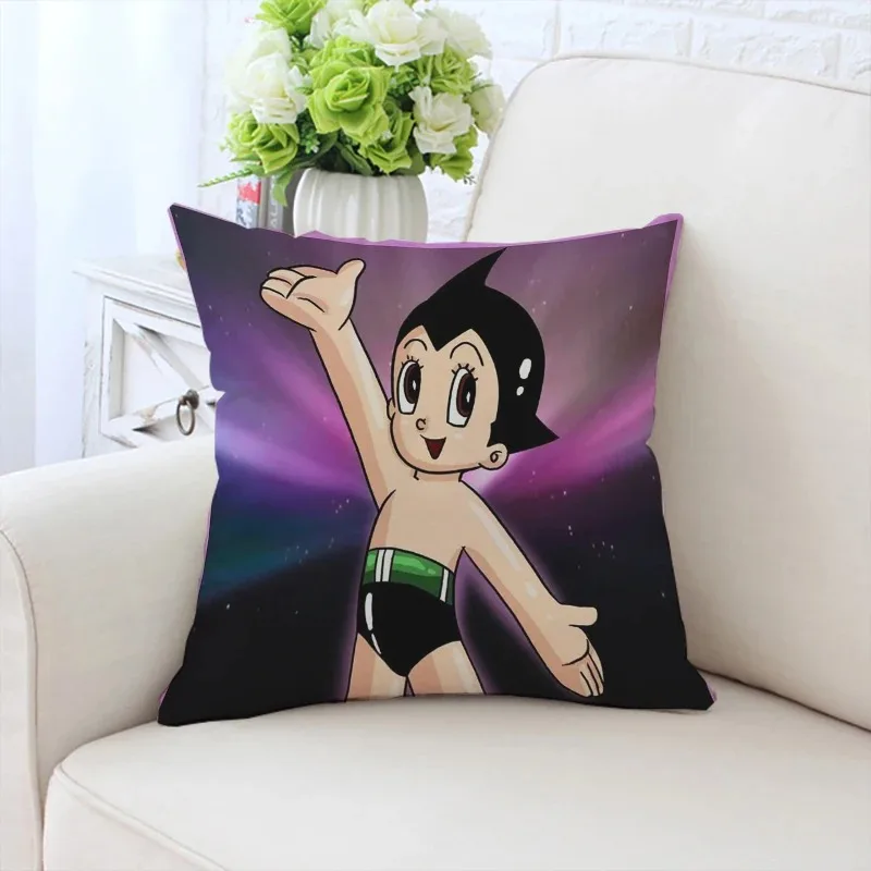 40x40cm custom pillowcase T-Tetsuwan Atom anime printed sofa cushion cover headboard backrest chair waist cushion