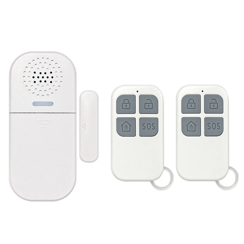 Tuya Wireless Burglar Alarm Door And Window Alarm Remote Control Operation For Home Door Window Dual Remote