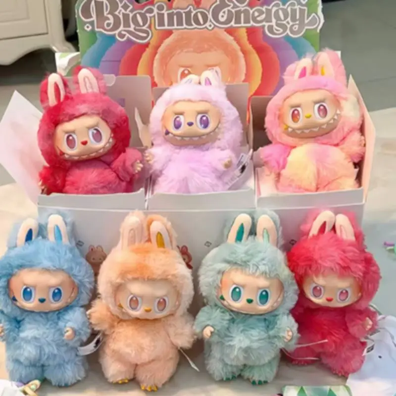 

POP MART Labubu THE MONSTERS Big Into Energy Series: Коллекционная виниловая плюшевая кукла-подвеска, фигурка, подарок на Рождество (слепая коробка)