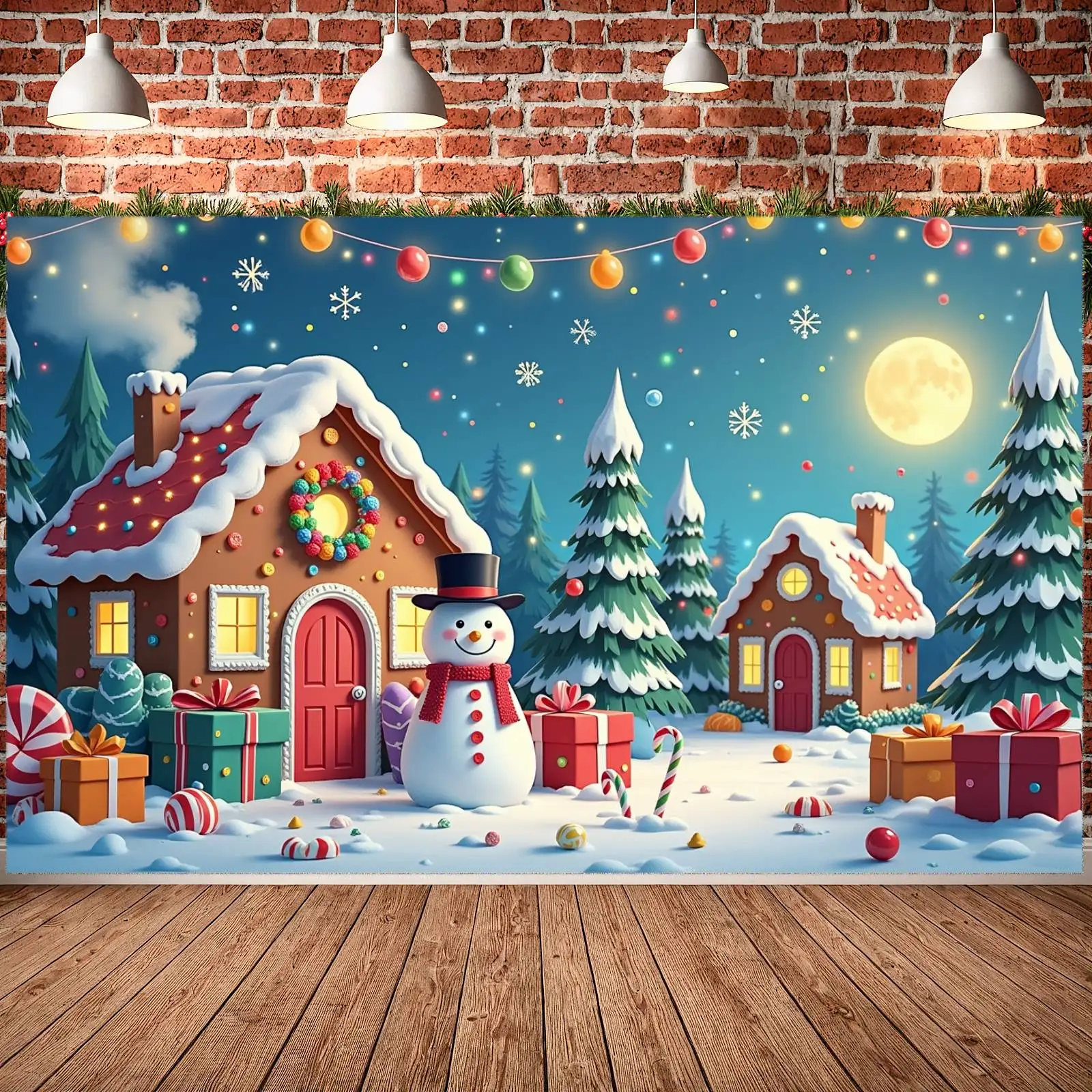 Christmas Decor Gingerbread Ho - Lighting Decor Photos recension och pris