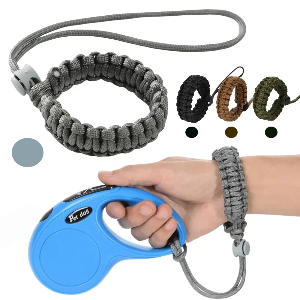 Correa ajustable para perro, correa manos libres, pulsera de nailon para exteriores, cuerda colgante fuerte, accesorios para mascotas, suministros para Chihuahua y Pug