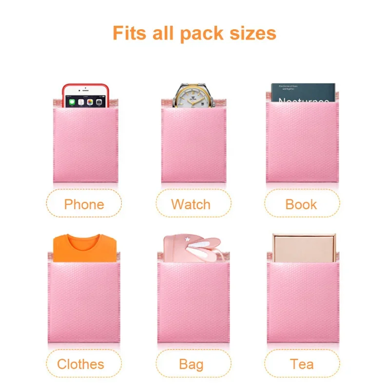 20 stuks Bubble Mailers Roze Poly Bubble Mailer Zelfsluitende gewatteerde enveloppen
