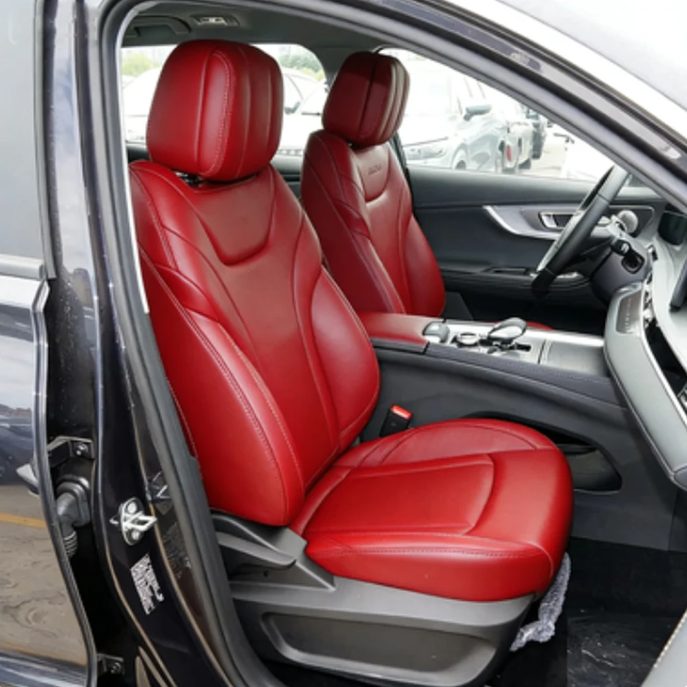 

Чехлы на сиденья для Tiggo 8 Plus 2021-2025, 5 мест, из искусственной кожи, защитные накладки на сиденья