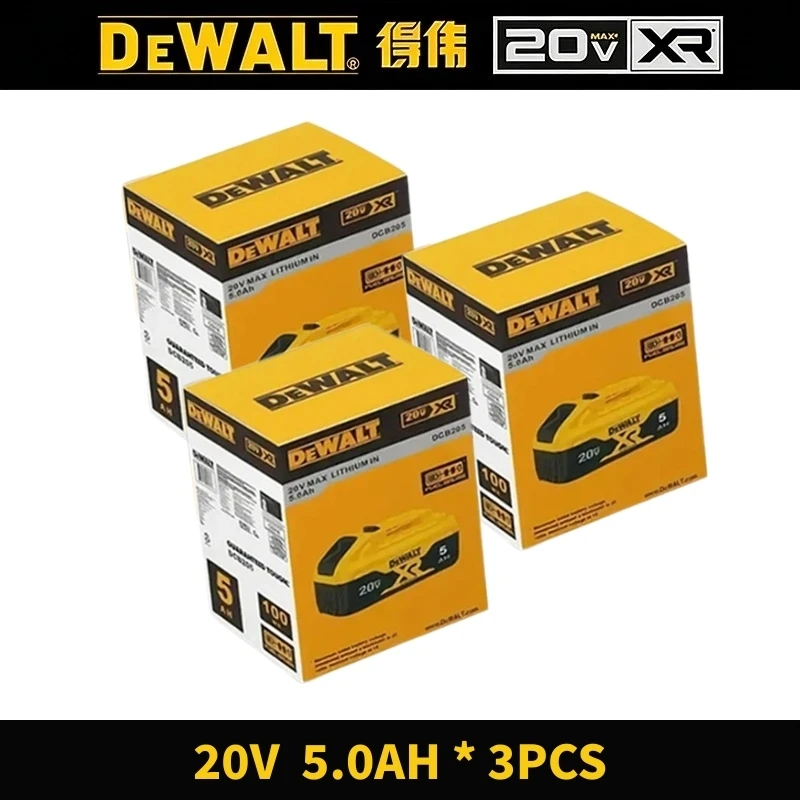 Original Flexvolt DEWALT 20V/60V Battery, for DCB606 DCB205 DCB206 DCB609 Power Tool 20V Battery, 5AH 6AH 9AH Dewalt Battery image 3