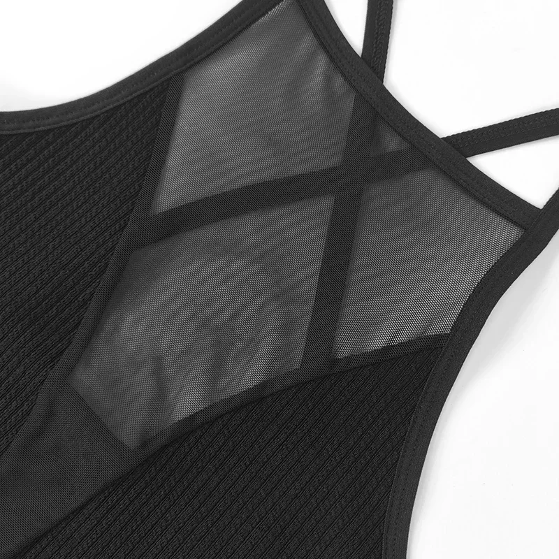 Sexy Mesh Camisole Crop Top Corset Seamless Backless Underwear Hot Fashion Women Casual Tank Top Bralette Adjustable Lingerie image 5