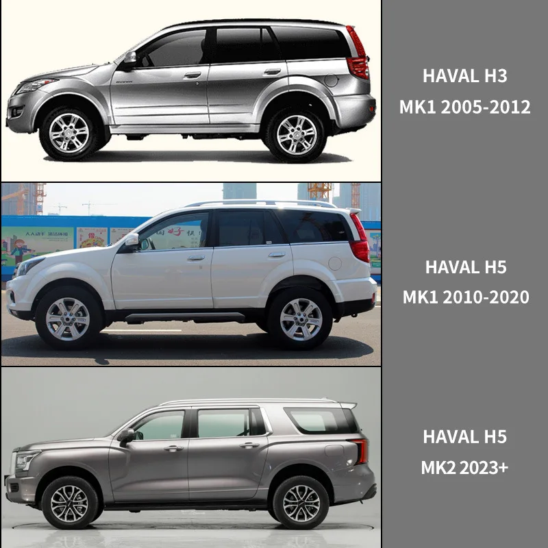 Fit For Great Wall Haval Hover H3 H5 MK1 MK2 Window Visor Awnings Shelters Sun Rain Mirror Eyebrow Wind Deflector