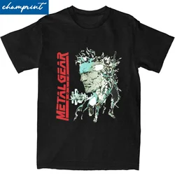 Novelty Metal Gear Solid 3 T-Shirt For Men Women Round Neck Short Sleeve Tops Cotton Summer Tops