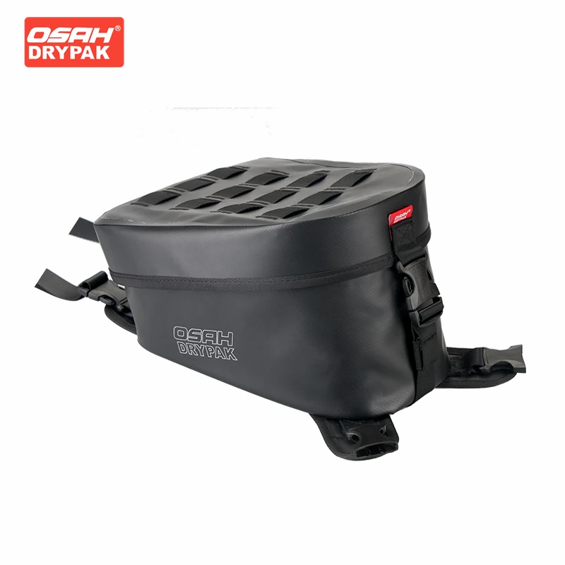 

OSAH Black Motorcycle Front Oil Tank Bag 6L High-capacity Tools Package PVC Waterproof Pack Outdoor Riding Gears Accessories