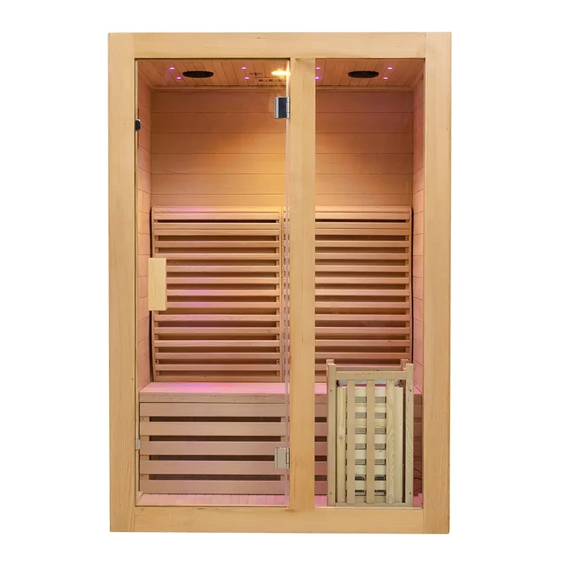 Luxury 2024 Sweet Steam Custom Room Household Volatile Rock Sauna Furniture Whole Body Sweating Far Infrared Wet Steam Room