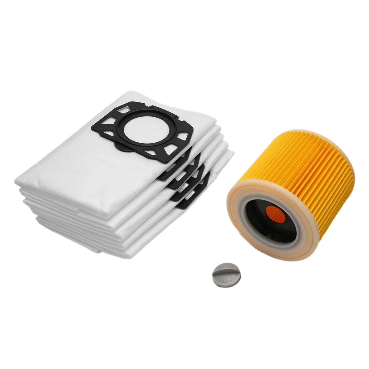 Para mv4 mv5 mv6 aspirador de pó sacos filtro adequado para kfi 357 kfi357 ka 40 saco de substituição para 2.863-314.0wd2 plus wd3