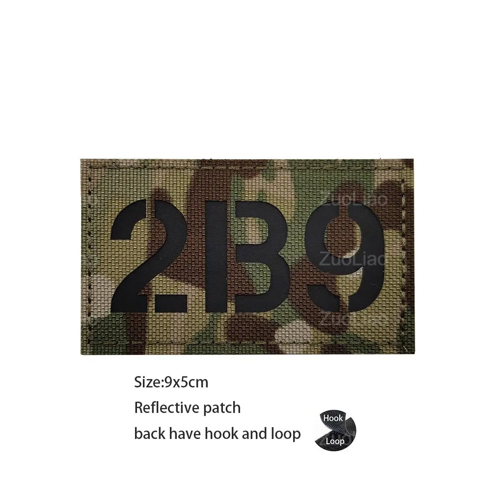 Ir riflettente numero di chiamata Badge A4-1 B1-2 1 b9 2 b9 Camouflage riflettente 3 b2 3 b13k1 Hook Loop Patch zaino Patch per abbigliamento