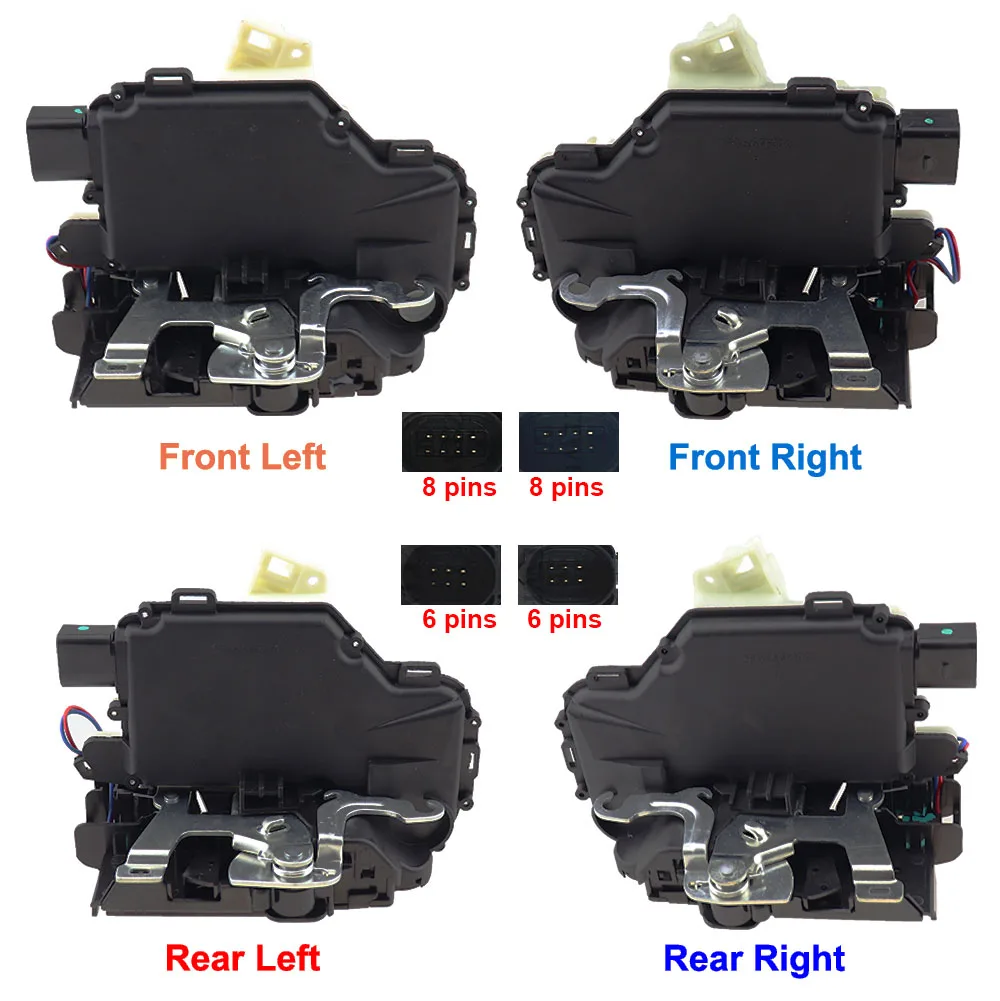Front Rear Left Right Car Central Door Lock Actuator Latch Module Motor Part For VW Passat B5 Golf Jetta MK4 Beetle Octavia Bora