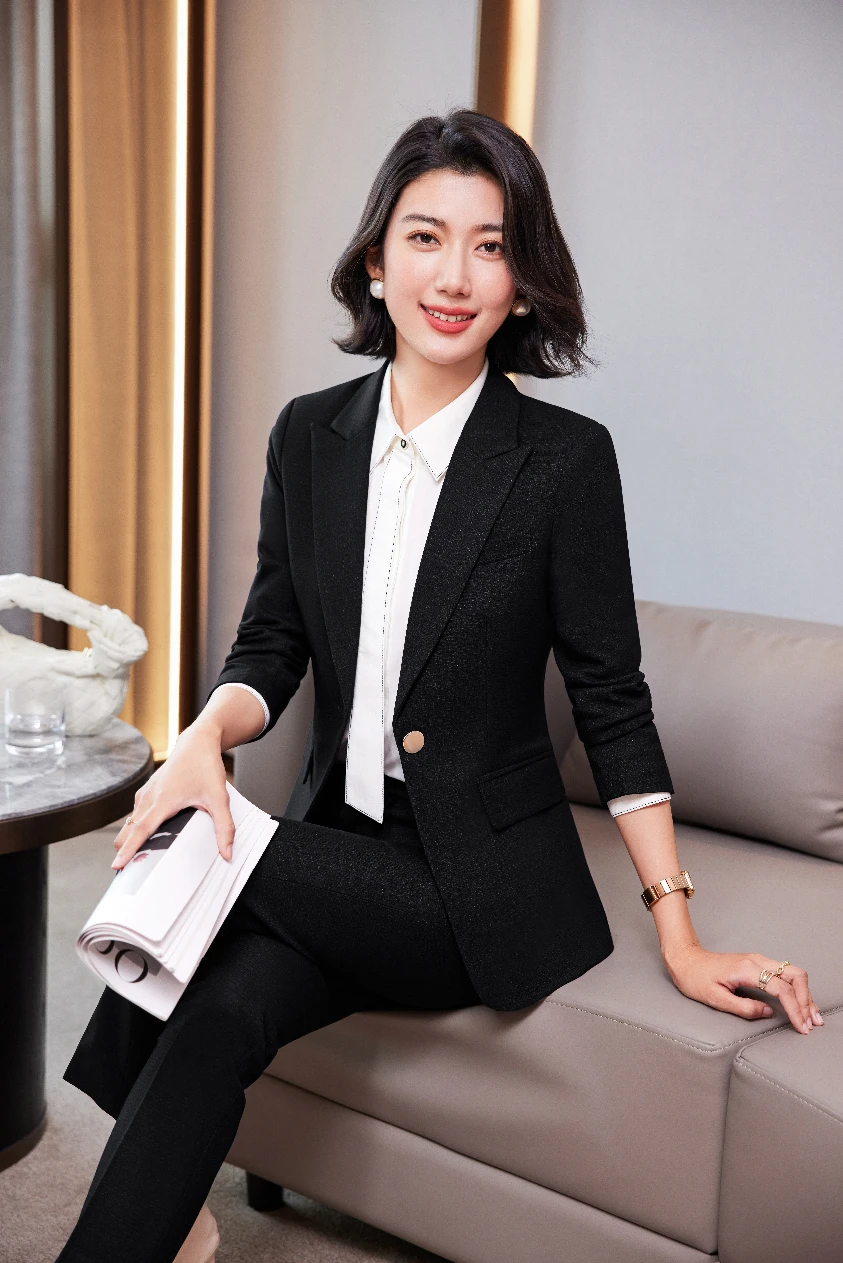 Professional Suit for Women, High-quality Pants, Show Time, Increases Temperament, Fashion, New, Autumn and Winter, 2023