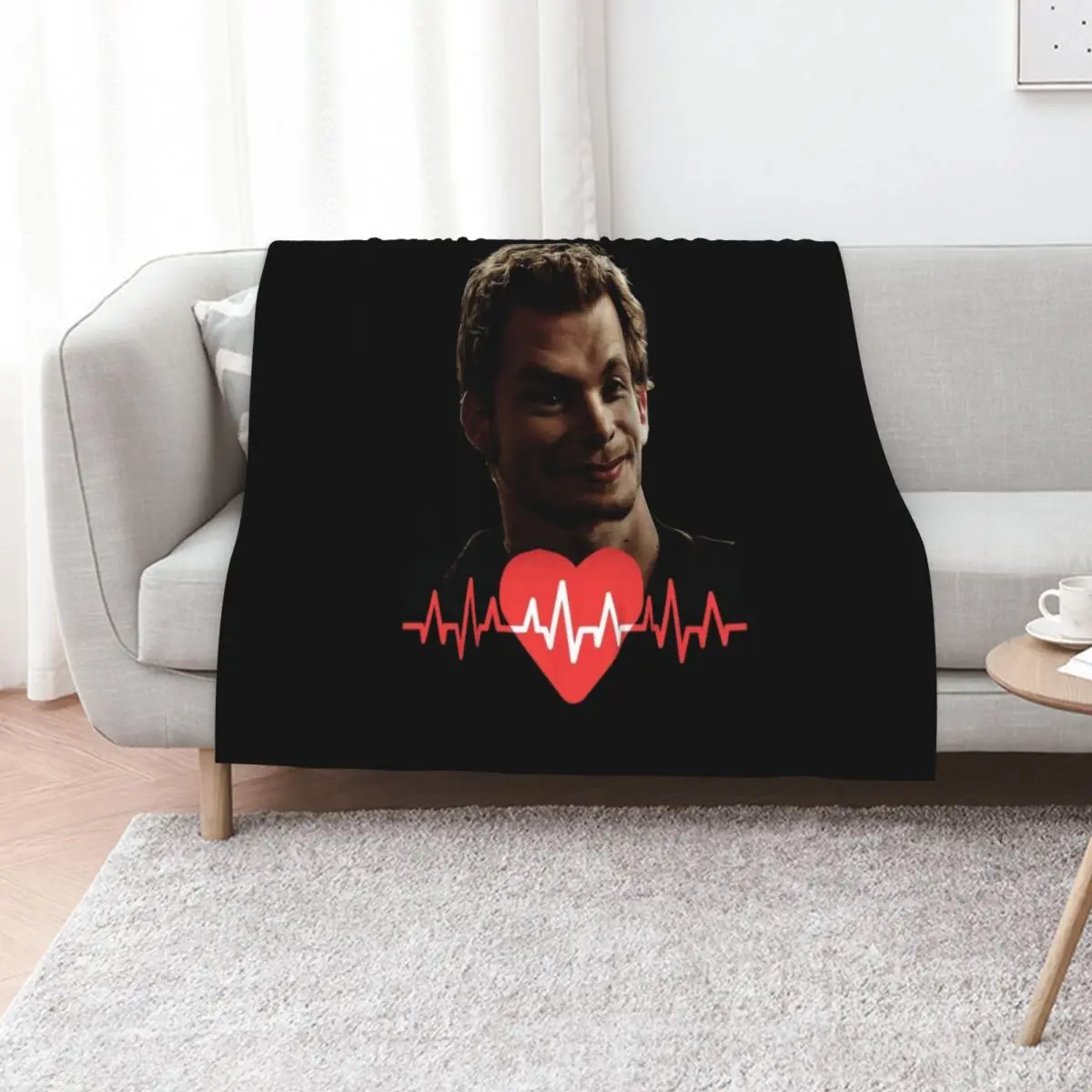 

Klaus Mikaelson Throw Blanket Furrys Softest blankets ands Flannel Fabric Blankets