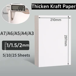 White Card Paper A4 High Quality Thickened Hard A5 Paperboard Diy Blank Postcard A7 Small Cardboard Scrapbooking Handmake Tools