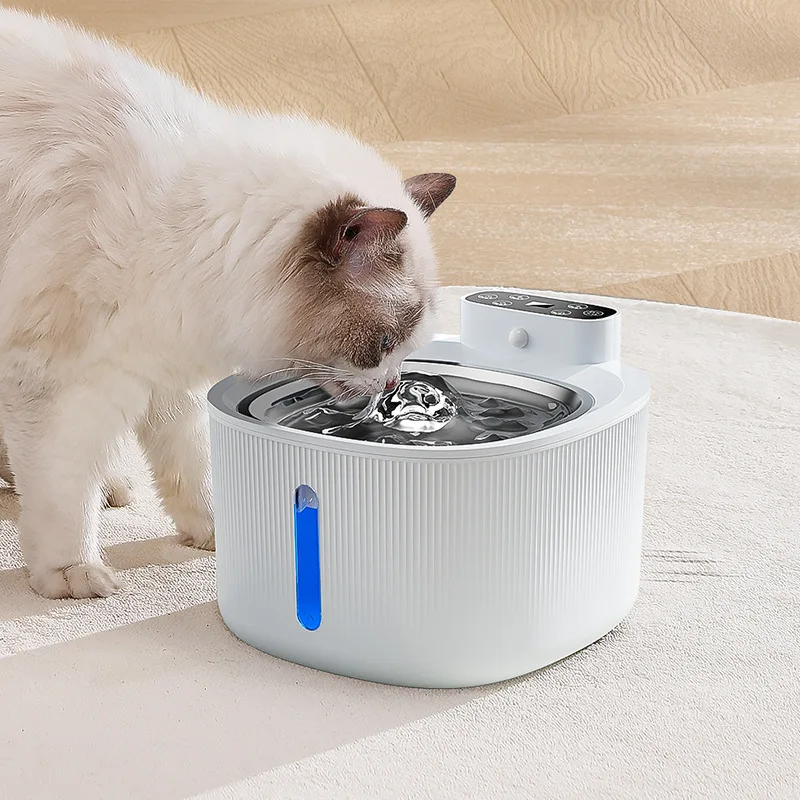

3L Big Capacity Automatic Pet Water Fountain Silent Water Dispenser With Smart Pump and Motion Sensor for Cats Dogs