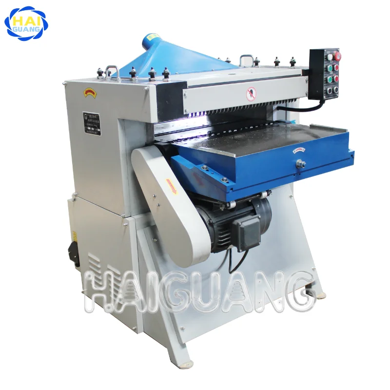 Professional Industrial Heavy-duty Automatic Double Side Woodworking Thickness Planer Machine Tools with 3 Motors