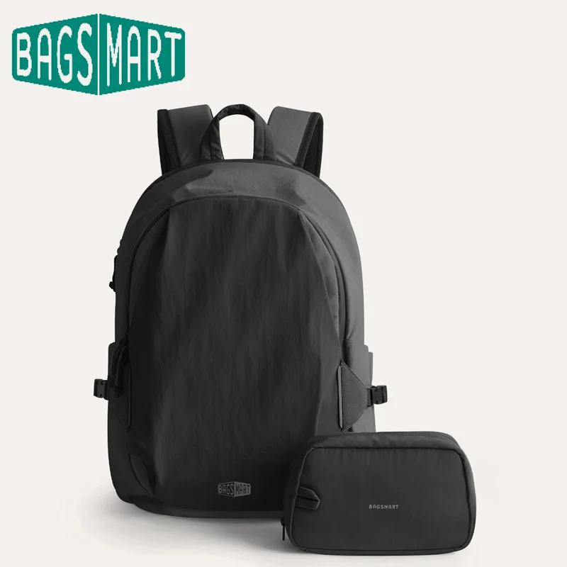 BAGSMART 15.6 inch Laptop Backpack Waterproof Business Backpack Set for Men 25L Portable College Computer Bag