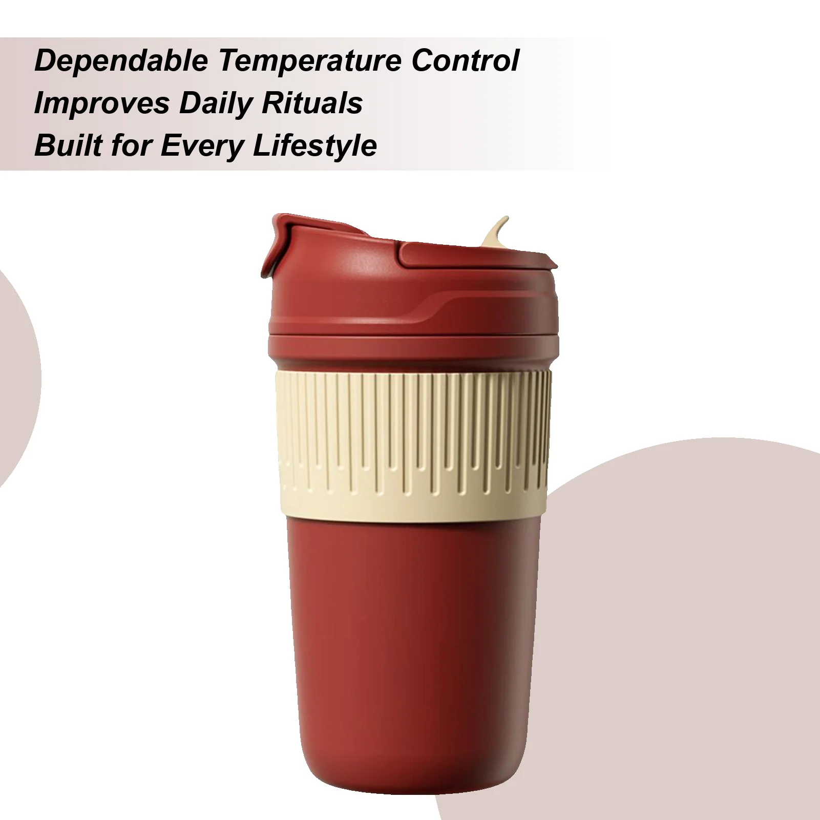 

Stainless Steel Tumbler Water Coffee Tumbler Thermal Cup 450ml Leak-Proof Thermal Cup Travel Mug For Juice Tea Coffee Beverage