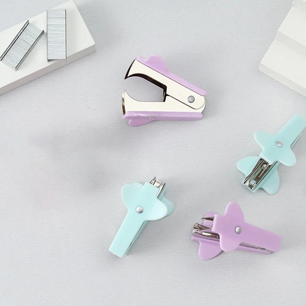 4 قطعة مزيل التيلة المحمولة الثقيلة التيلة مجتذب مكتب استخدام مريح توفير العمالة دباسة صغيرة مزيل مسمار إزالة مجتذب