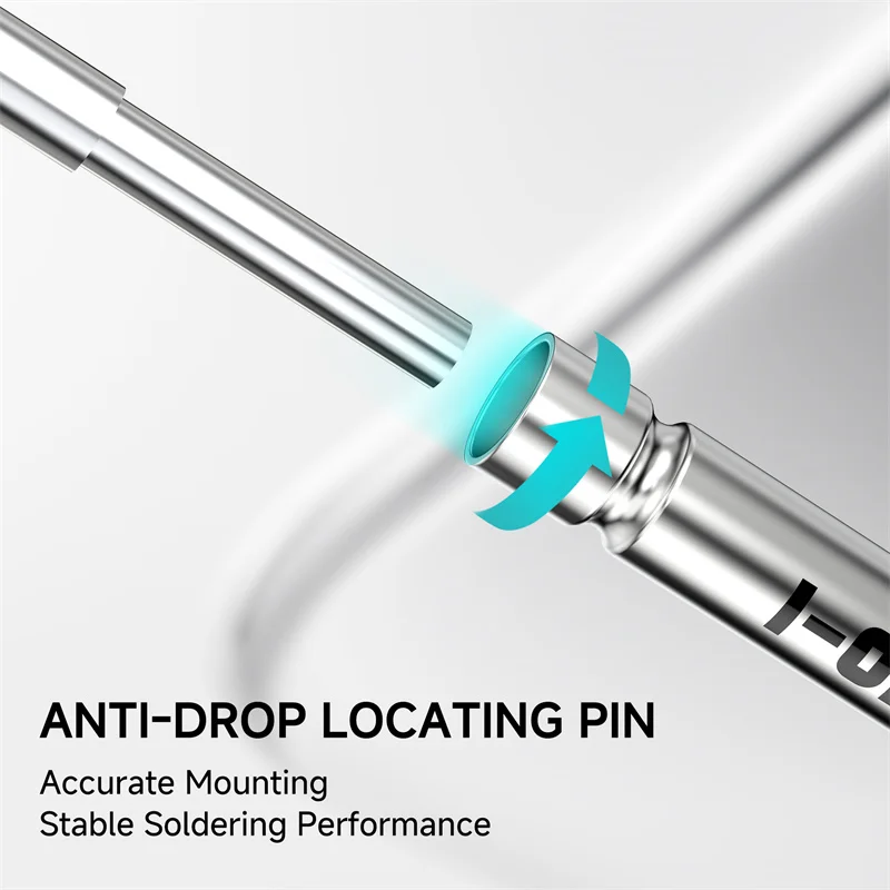 RF4 210T-A/B/C/D Replacement Soldering Tips High Heat Conductivity Quick Swap Iron Tips for Mobile Phone PCB Motherboard Repair