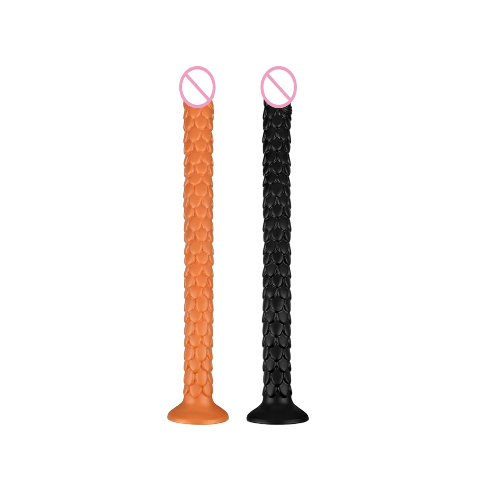 50*4CM Overlength Scaly Dildos Anal Plugs Liquid Silicone Butt Plug Anus Dilator Stimulate Vagina Masturbation Adult Sex Toys