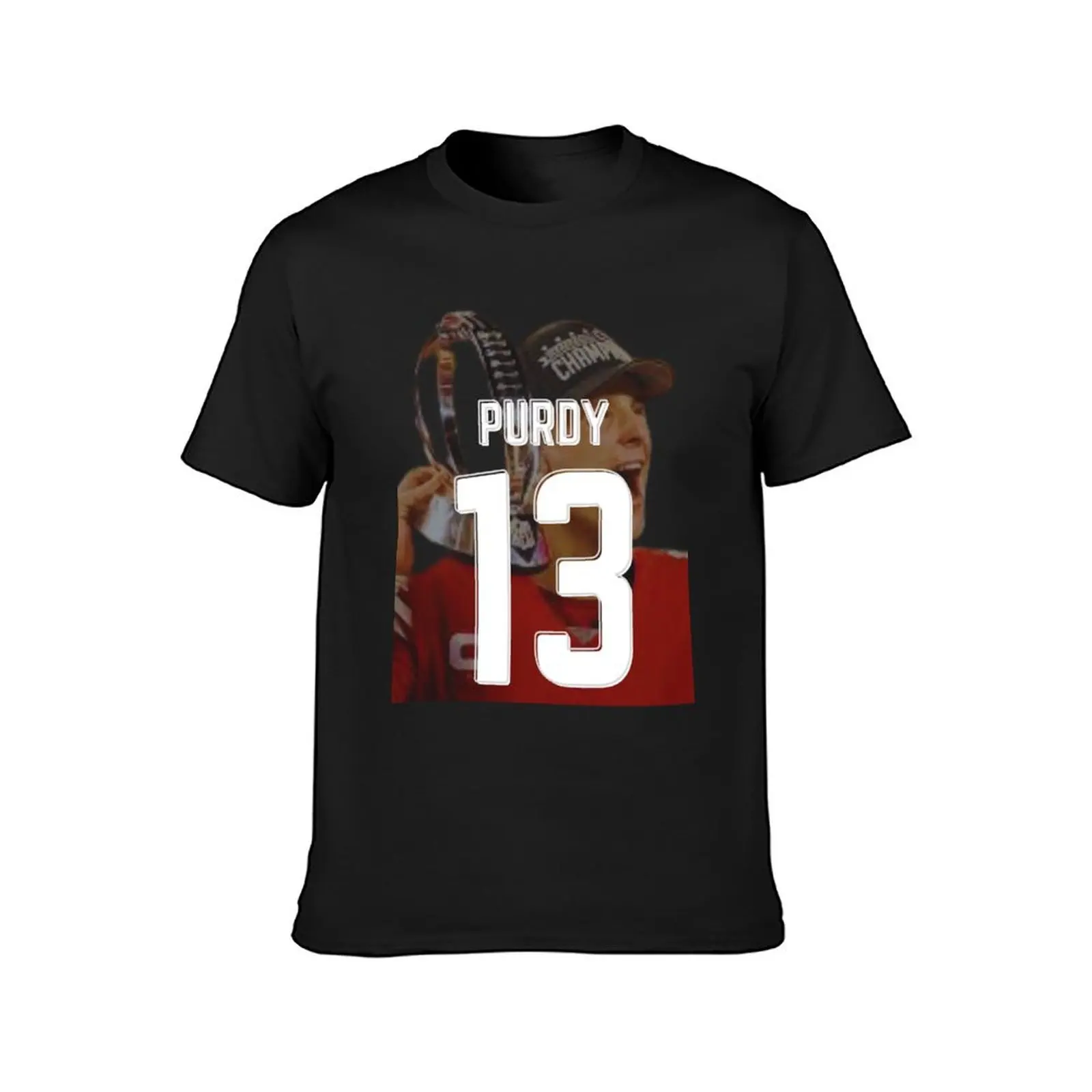 brock purdy quarterback FootBall quarterback T-Shirt tees sports fans mens workout shirts