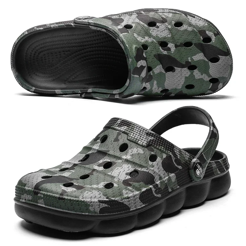 

Unisex Beach Sandals EVA Men Hollow Garden Shoes Women Tie-dyed Designer Hole Slippers Sneakers Water Shoes Slip on Men Runner