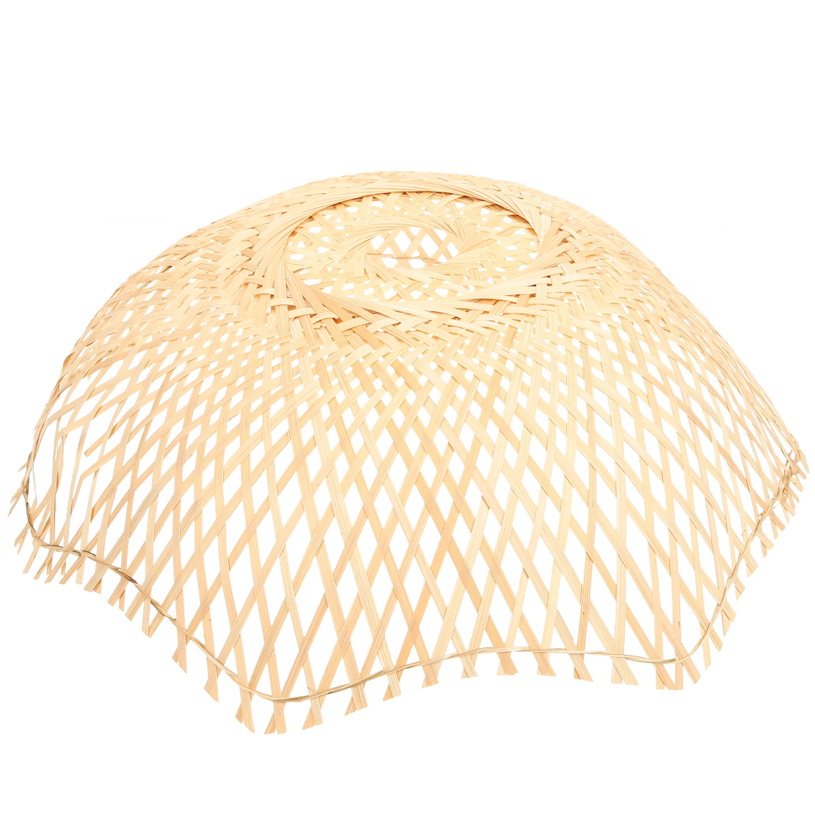 

Bamboo Lampshade H woven Small Lamp Shades for Table Desk Hotel Replacement Light Cover Woven Structure No Burrs Soften Bright