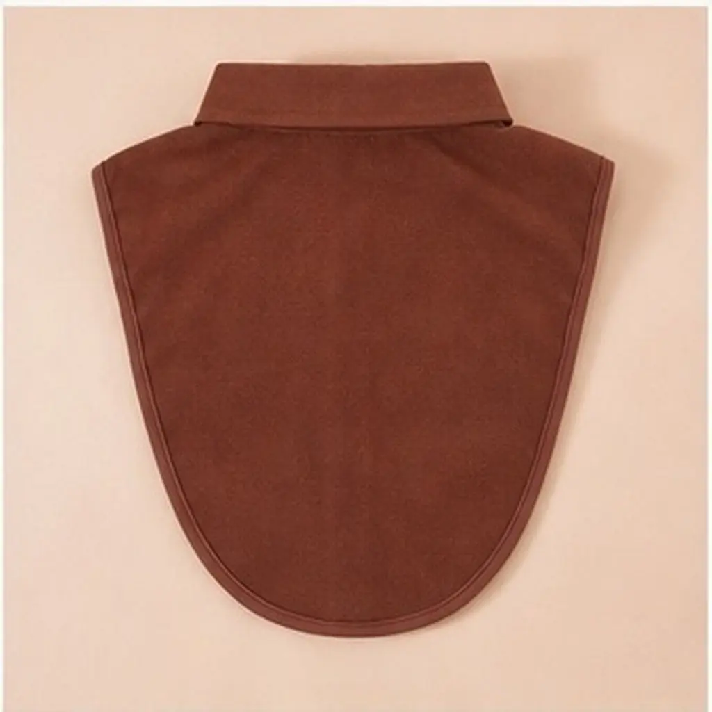 Detachable Blouse False Collar Half Shirt Elegant Pointed Collar Shirt Attachment for Women Casual Wear