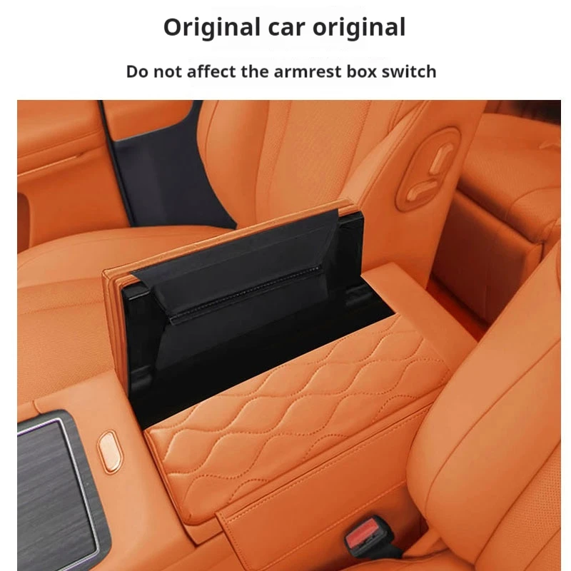 For 22-24 BYD Han Center Console Armrest Box Raised Protective Pad Accessories Armrest Box Cushion Heightener Central Box