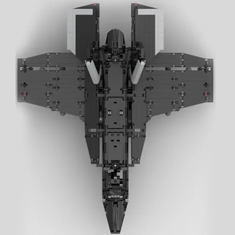 Moc قوالب بناء طائرة عسكرية مقاتلة حديثة F35B نموذج تكنولوجيا وحدات كتل لتقوم بها بنفسك مجموعة تجميع هدايا لعبة عيد الميلاد