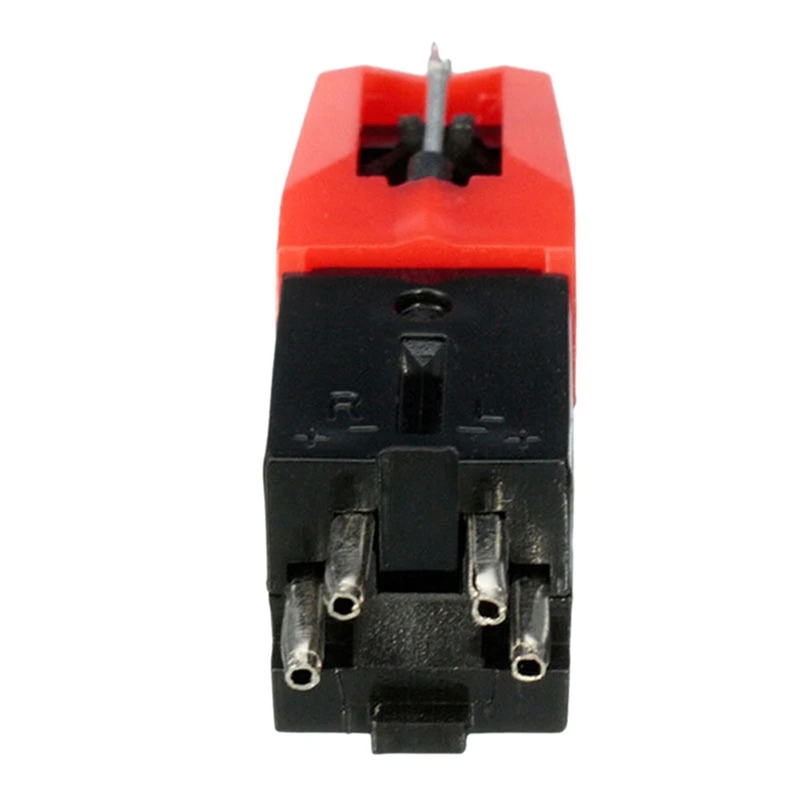 8 Pcs Aluminum Turntable Diamond Stylus Needle For LP Record Player Phono Ceramic Cartridge