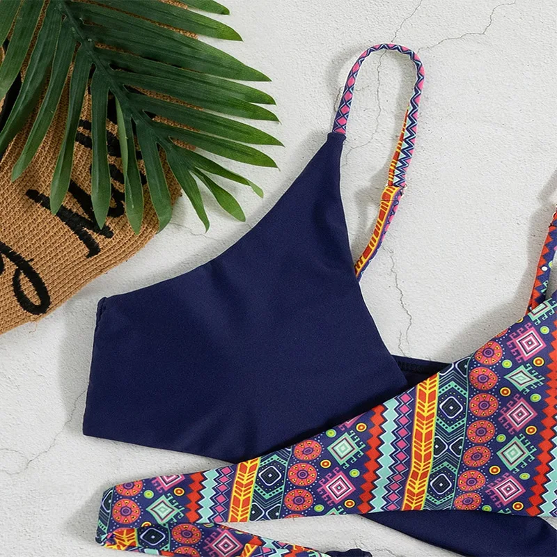 الصيف النساء التعادل الجبهة مجموعة البكيني اللون حجب الربط المرأة قطعتين ملابس السباحة للشاطئ وحمام السباحة ملابس السباحة الإناث