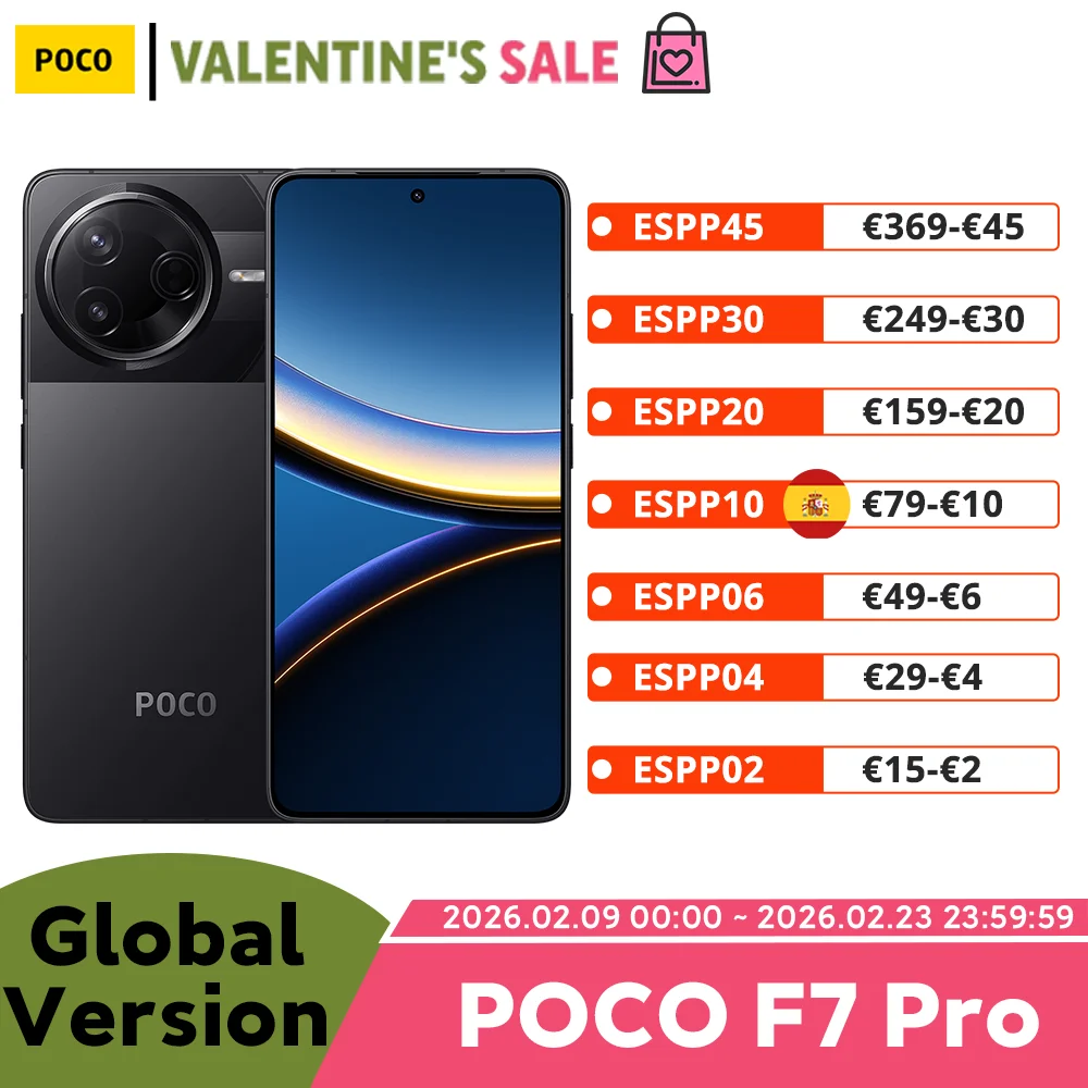 Globale Version POCO F7 Pro Snapdragon 8 Gen 3 Smartphone 6.67'' 120Hz Display 50MP Kamera 6000mAh Akku 90W IP68 Mobiltelefon