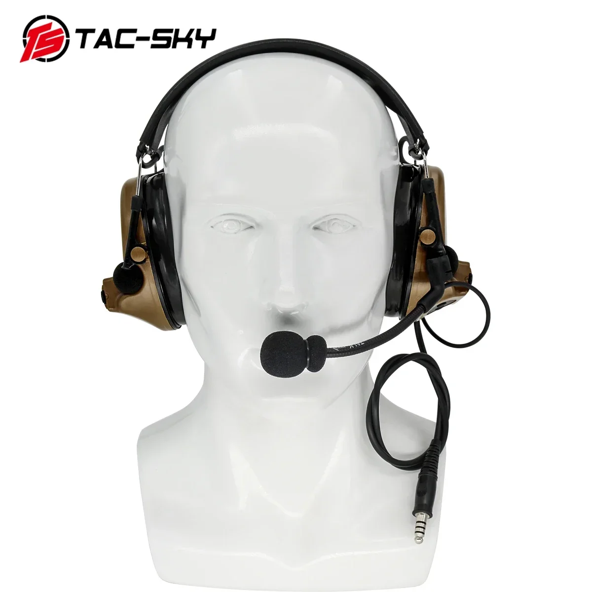 TS TAC-SKY Airsoft Hunting Outdoor Electronic Shooting Headset COMTA II Tactical Headset + U94 PTT