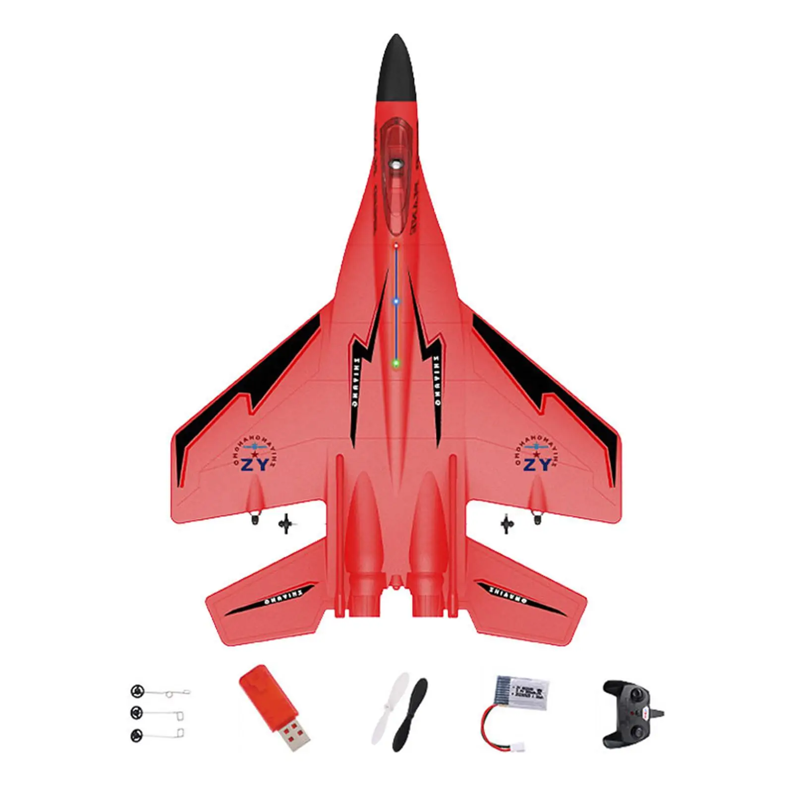EPP Remote Control Airplane Durable with Colorful Lights 2.4G Drone Easy to Fly for Beginner Girls Boys Adults Holiday Present