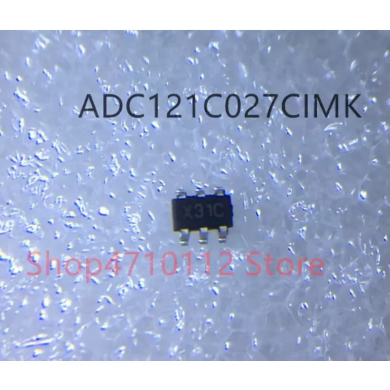 Free shipping NEW 10PCS/LOT ADC121C027CIMK  ADC121C027C ADC121C027 MARKING X31C SOT23-6