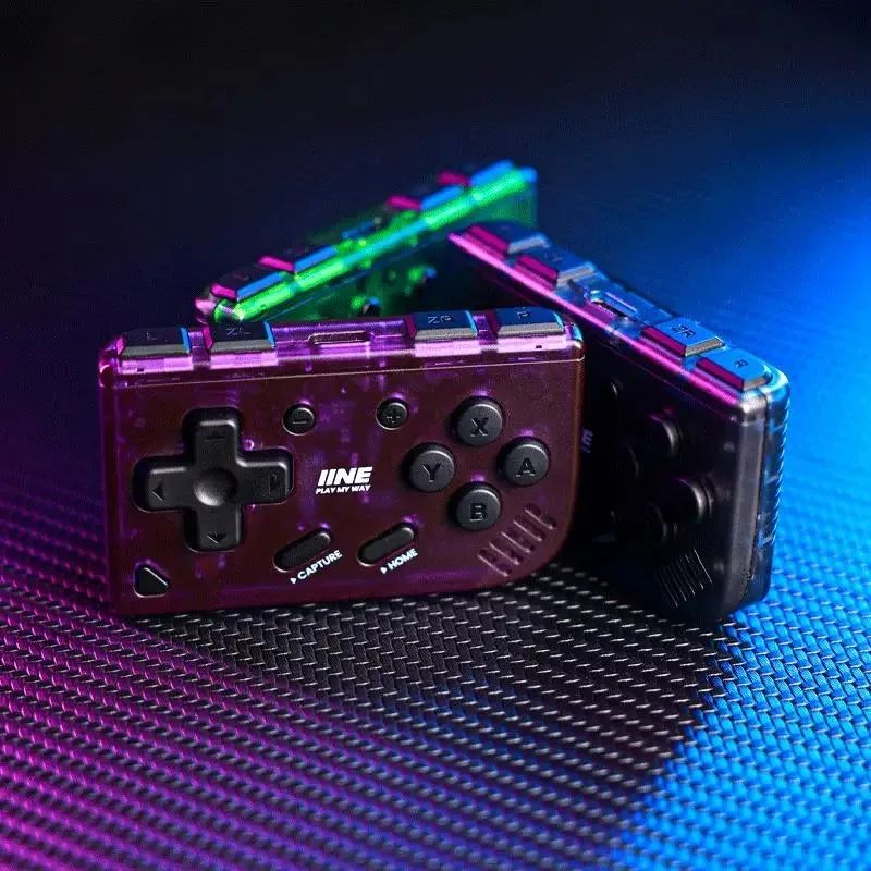 IINE Mini Retro Ananke Controller Turbo Function Interchangeable Joystick D-Pad Multi-Platform Custom Handheld Game Controller