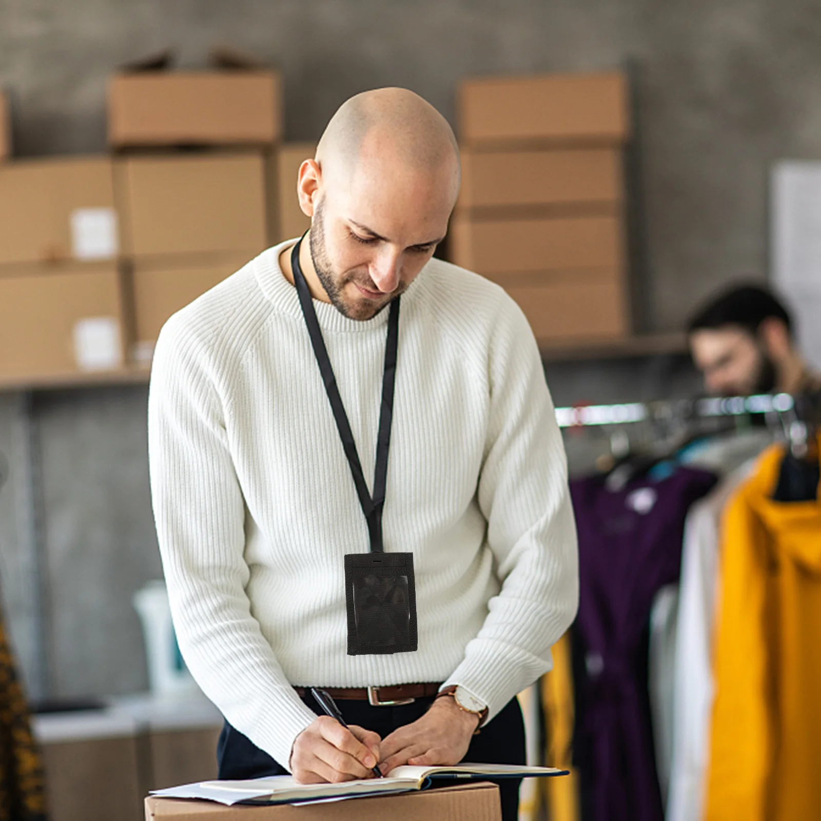 

Portable Oxford Cloth Tactical Badge Holder Cards Cover for Work Student Id Cards Protector Lightweight