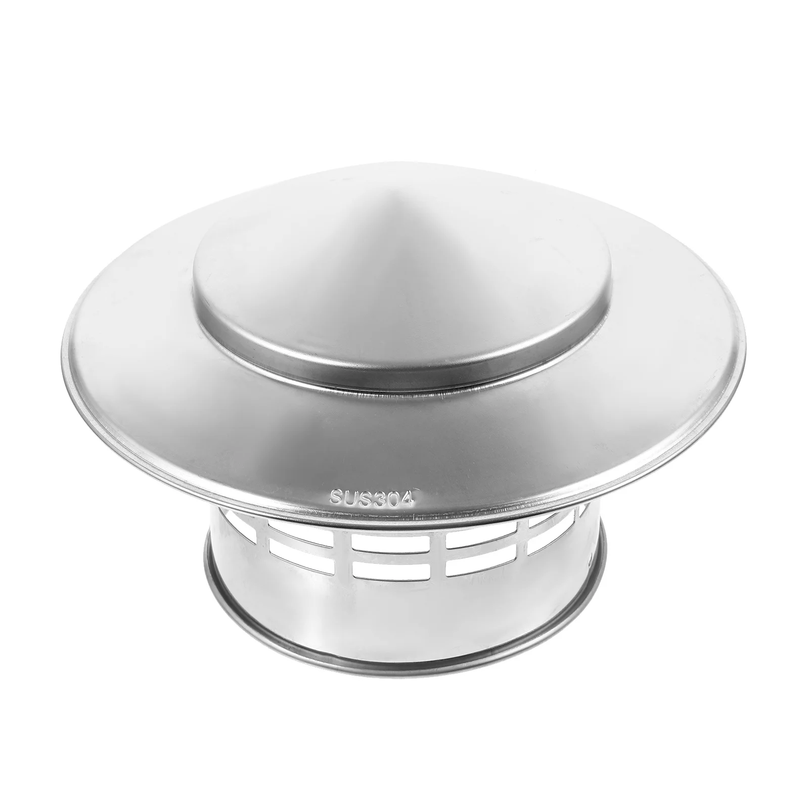 Schoorsteen Regenkap 110mm Uitlaat Vent Hood Dak Ventilatie Cover Regendicht Protector Schoorsteen Regen Cap Dak Vent Caps