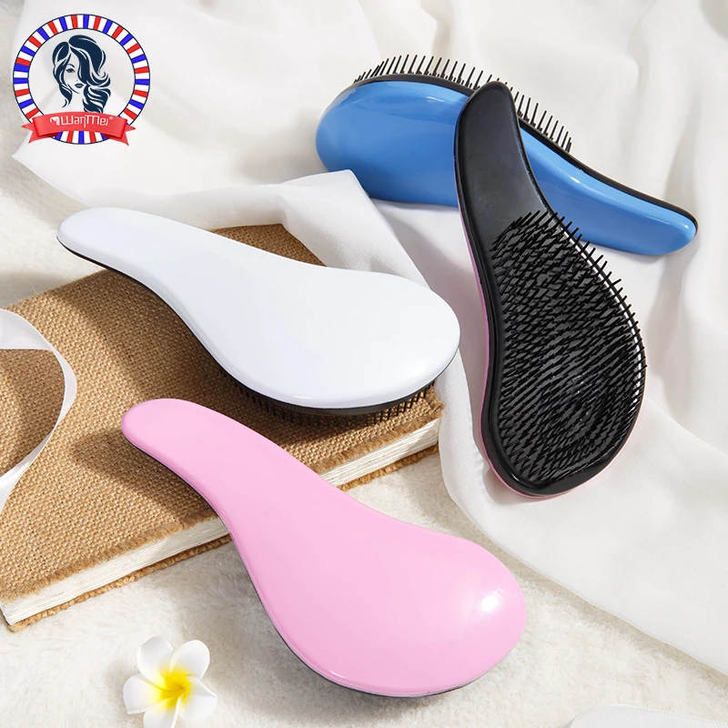1PC Women's Airbag Massage Comb Anti-static Portable Hair Growth Grooming Brush Royal Queen's Curved Comb for Salon