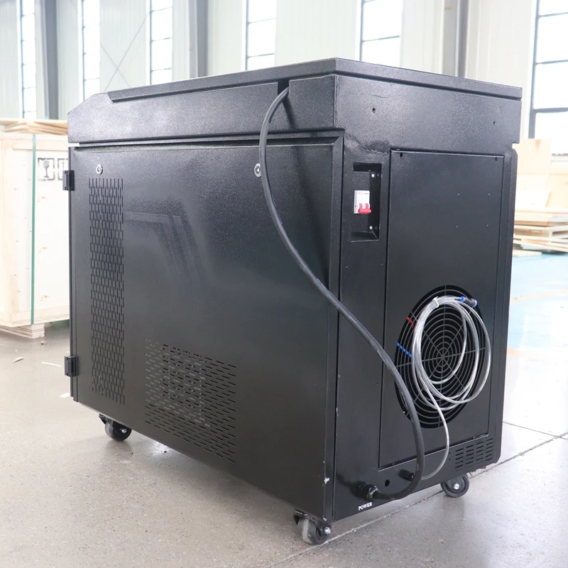 Portable Metal Rust Removal Continous 1000w Fiber Metal Rust Laser Cleaning Machine 1500w 2000w Cleaner Customized Color