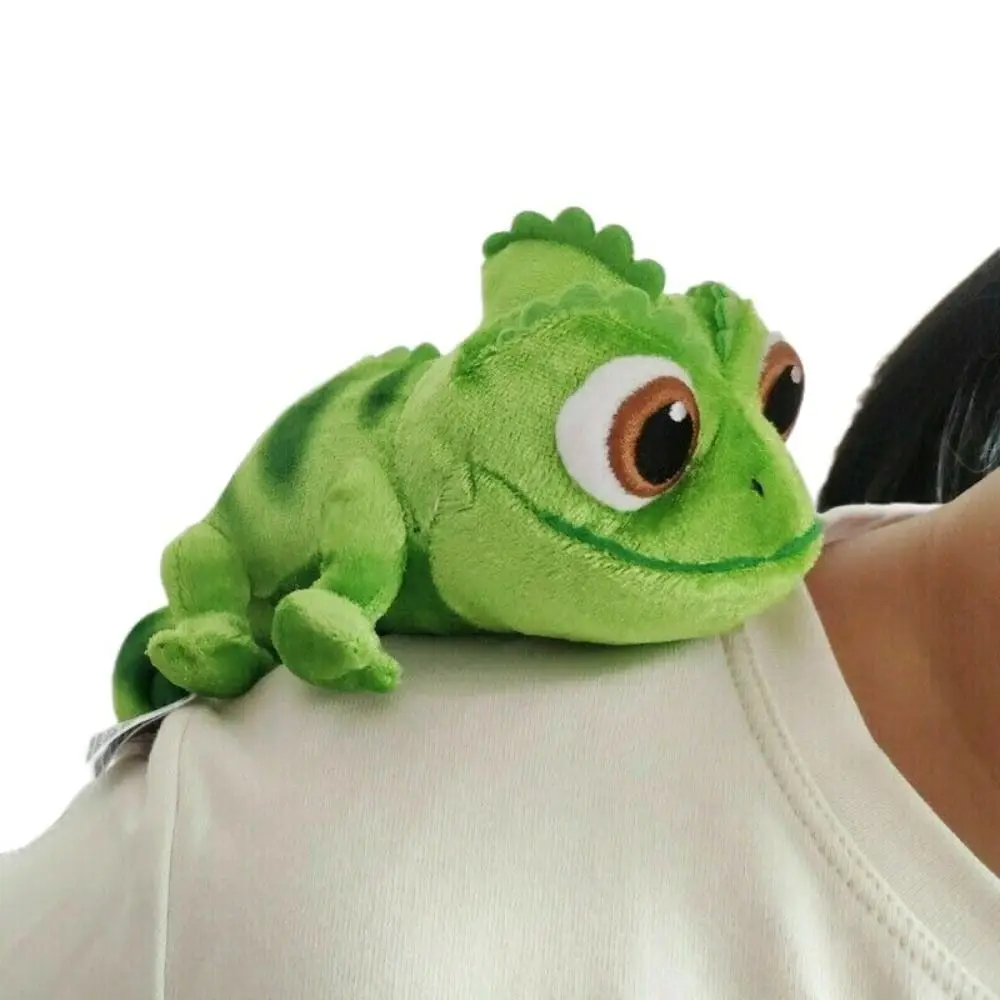 Sitting Shoulder Plush Doll Shoulder Magnetic Lizard Stuffed Soft Green Lizard Plush Toy Magnet Lizard Plush Toy